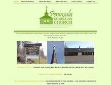 Tablet Screenshot of peninsulachristian.org